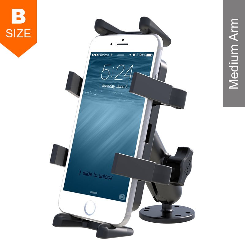 PROMOUNT - RAM Surface Mount Universal Finger - Grip Mount Kit 1" Ball - RAM - B - 138 - UN4U