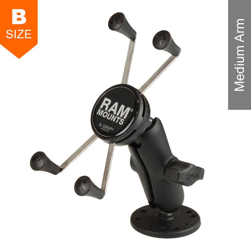 PROMOUNT - RAM Surface Mount Universal Large X - Grip Large Phone Kit 1" Ball - RAM - B - 138 - UN10U