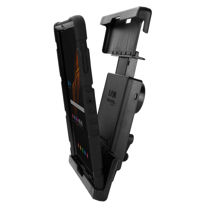 PROMOUNT - RAM Tab - Lock Locking Holder for Samsung Tab S7+ S7 FE S8+ S9+ With Case - RAM - HOL - TABL36U