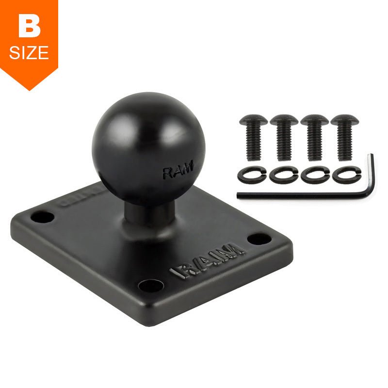 PROMOUNT - RAM TomTom 4 Hole AMPS Adapter Plate & Hardware 1" Ball - RAM - B - 347U - TOM1