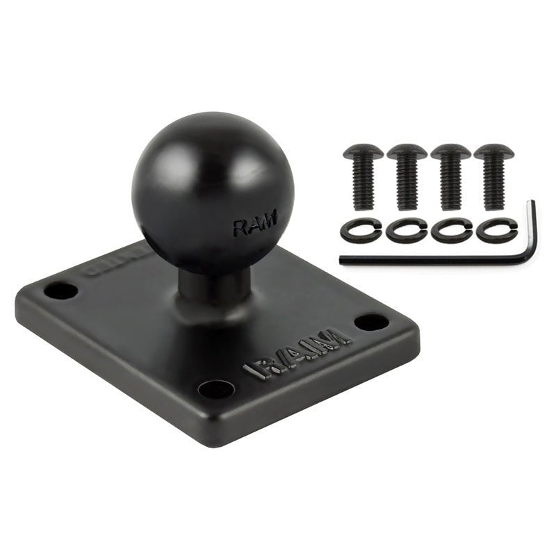 PROMOUNT - RAM TomTom 4 Hole AMPS Adapter Plate & Hardware 1" Ball - RAM - B - 347U - TOM1