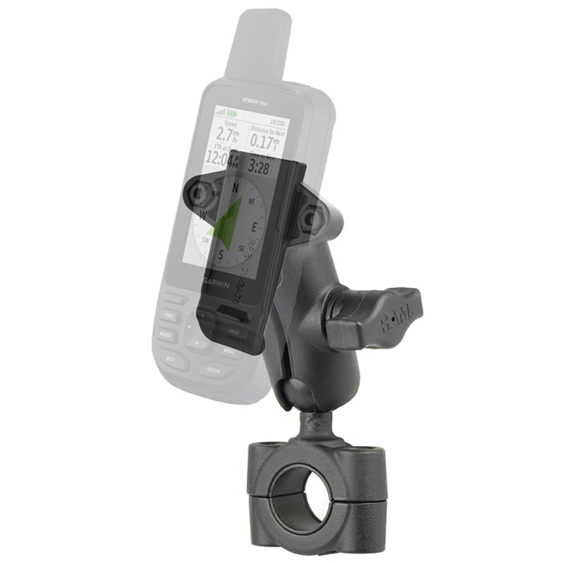 PROMOUNT - RAM Torque 19mm - 25mm Handlebar Rail Garmin Spine Mount Kit 1" Ball - RAM - B - 408 - 75 - 1 - GA76U