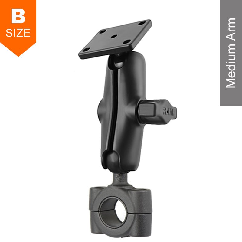 PROMOUNT - RAM Torque 19mm - 25mm Rail 4 - Hole AMPS Mount Kit 1" Ball - RAM - B - 408 - 75 - 1 - G4U