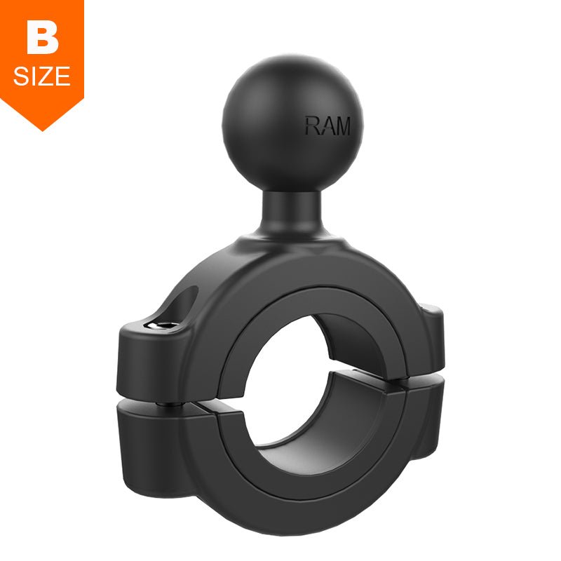 PROMOUNT - RAM Torque 28mm - 38mm Handlebar & Rail Base 1" Ball - RAM - B - 408 - 112 - 15U