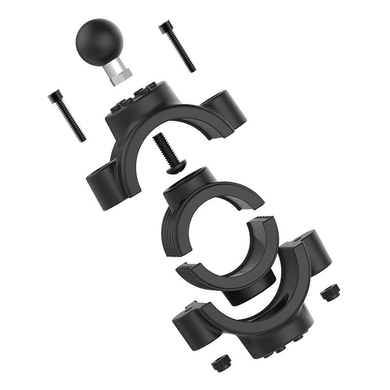 PROMOUNT - RAM Torque 38mm - 50mm Handlebar & Rail Base 1" Ball - RAM - B - 415 - 15 - 2U