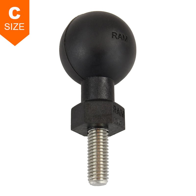 PROMOUNT - RAM Tough - Ball M10 - 1.5 x 25mm Threaded Stud 1.5" Ball - RAP - 379U - M101525