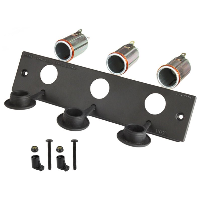 PROMOUNT - RAM Tough - Box 50mm (2") Faceplate with 12V Lighter Receptacles - RAM - FP2 - CIG3