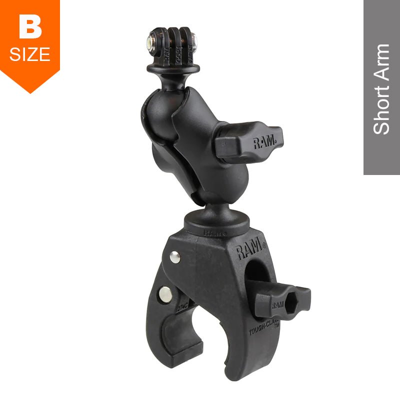 PROMOUNT - RAM Tough - Claw GoPro Action Camera Short Arm Mount Kit 1" Ball - RAM - B - 400 - A - GOP1U