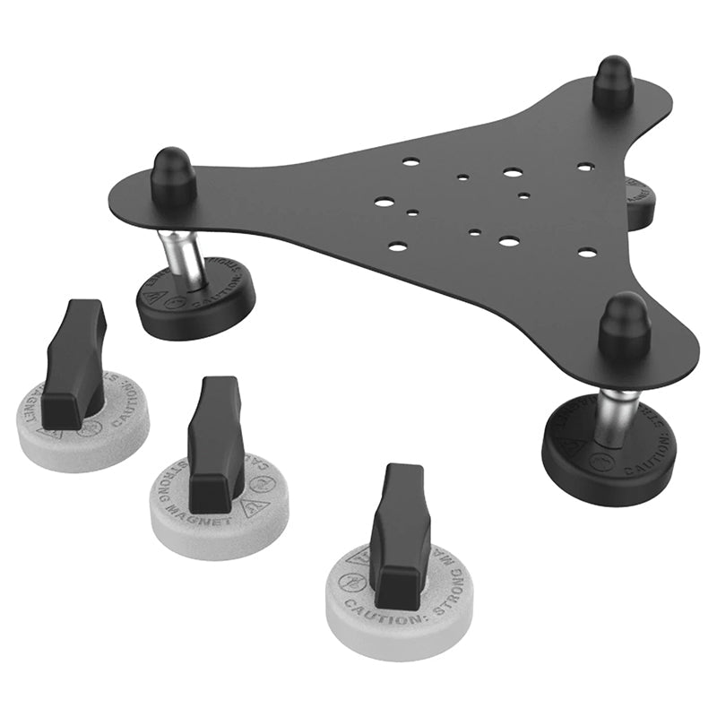 PROMOUNT-RAM Tough-Mag 48mm 3-Point Pivoting Magnetic Mounting Base-RAM-MAG48-3-PIV1U