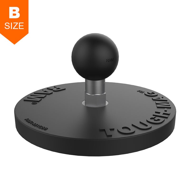 PROMOUNT - RAM Tough - Mag 88mm Round Base 1" Ball - RAM - B - MAG88U