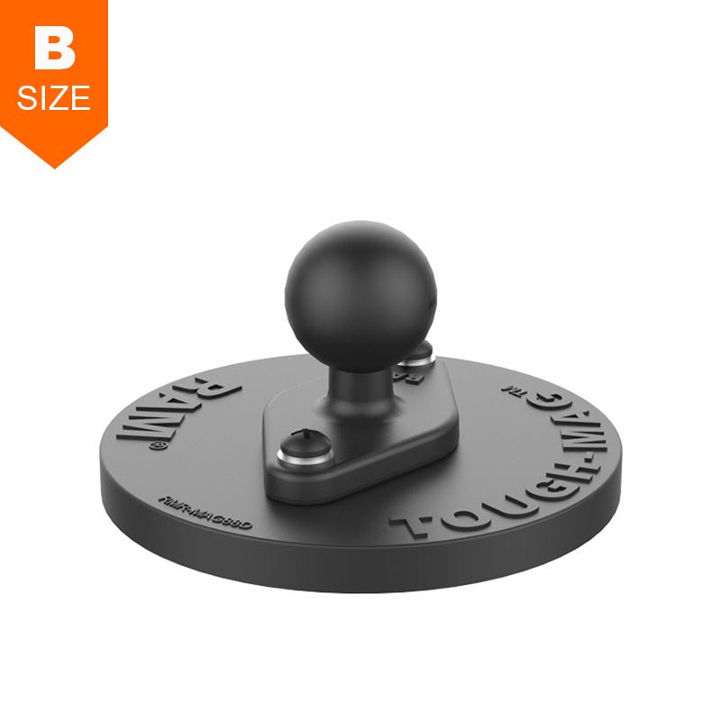 PROMOUNT - RAM Tough - Mag 88mm Round Base with Diamond Plate 1” Ball - RAM - B - 238 - MAG88U
