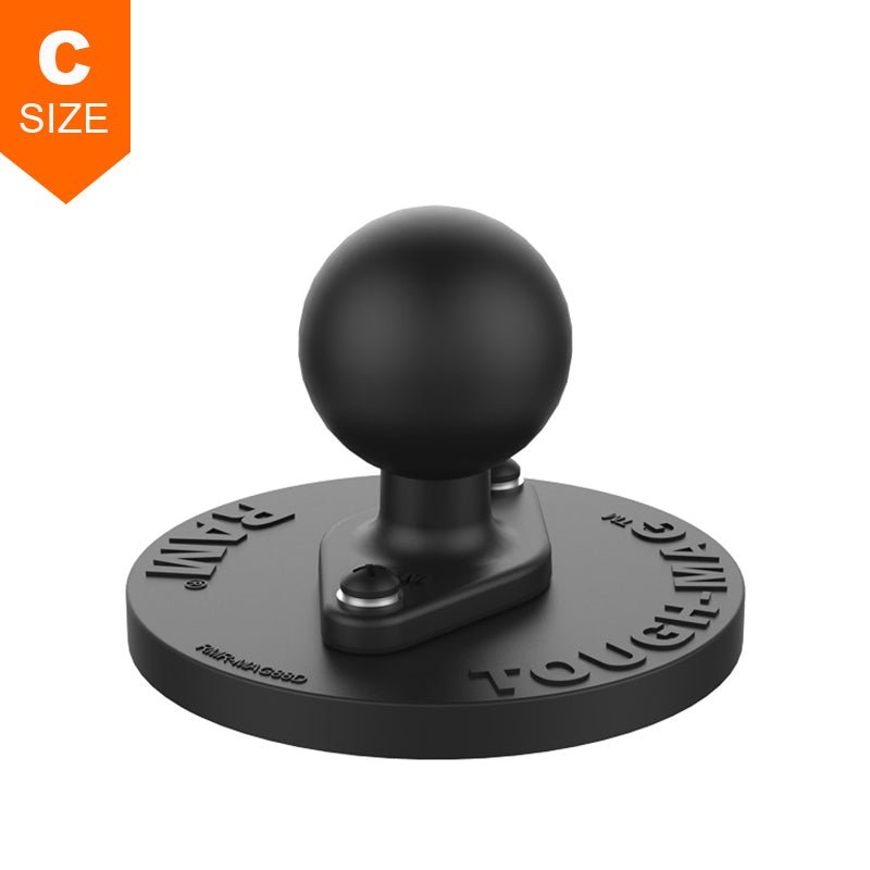 PROMOUNT - RAM Tough - Mag 88mm Round Base with Diamond Plate 1.5” Ball - RAM - 238 - MAG88U