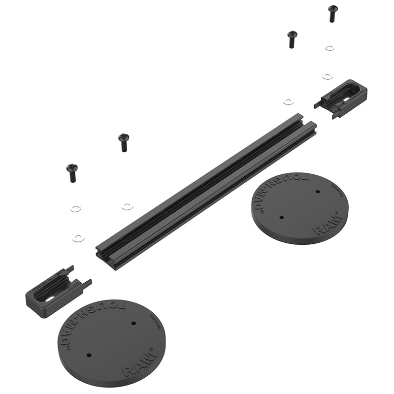 PROMOUNT - RAM Tough - Mag Heavy Duty Magnetic 229mm Tough Track System - RAM - TRACK - EXA - 9B - MAG88U