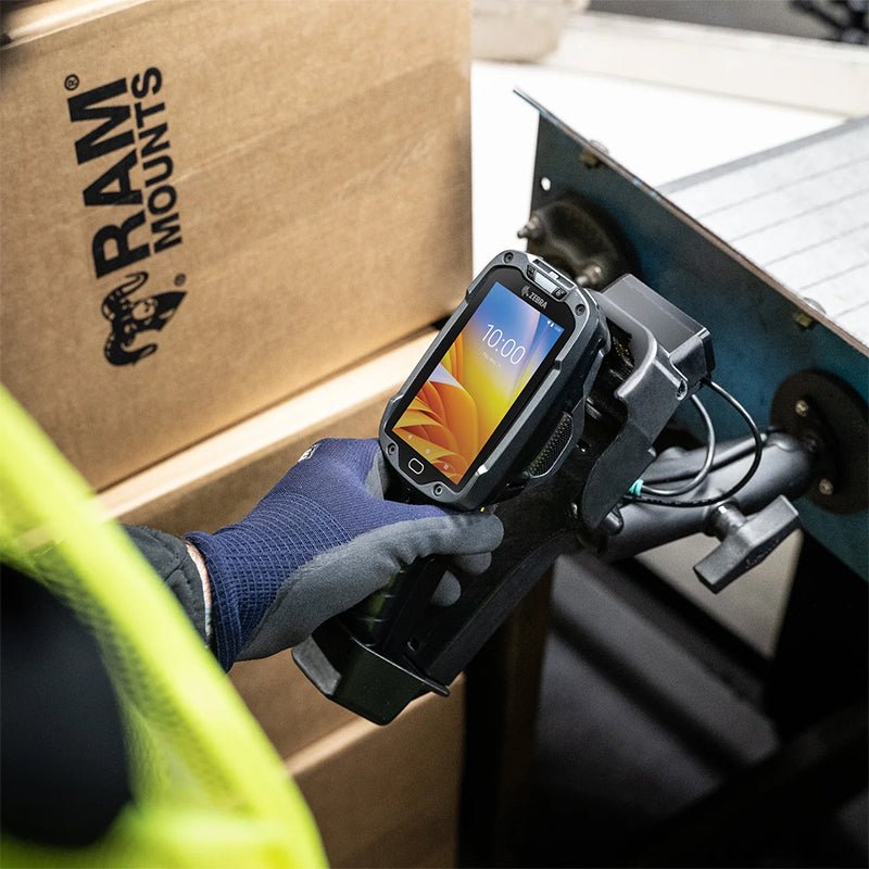 PROMOUNT - RAM Tough - Mag Heavy Duty Surface Mount Kit Diamond Plate 1.5" Ball - RAM - 138 - MAG88U