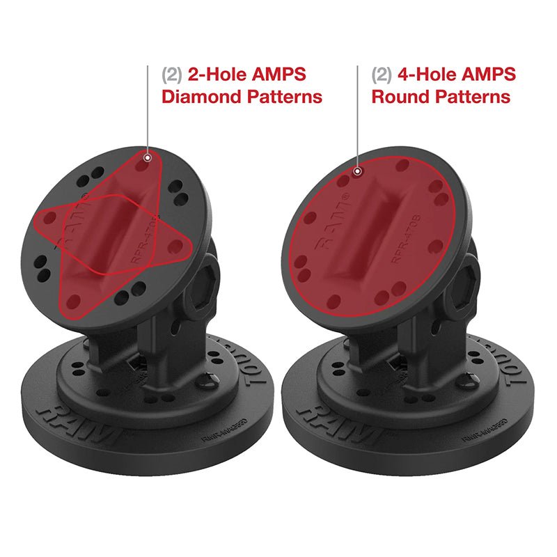 PROMOUNT - RAM Tough - Mag Single Pivot Magnetic AMPS Mount - RAP - 101 - PV4 - NK - MAG88U
