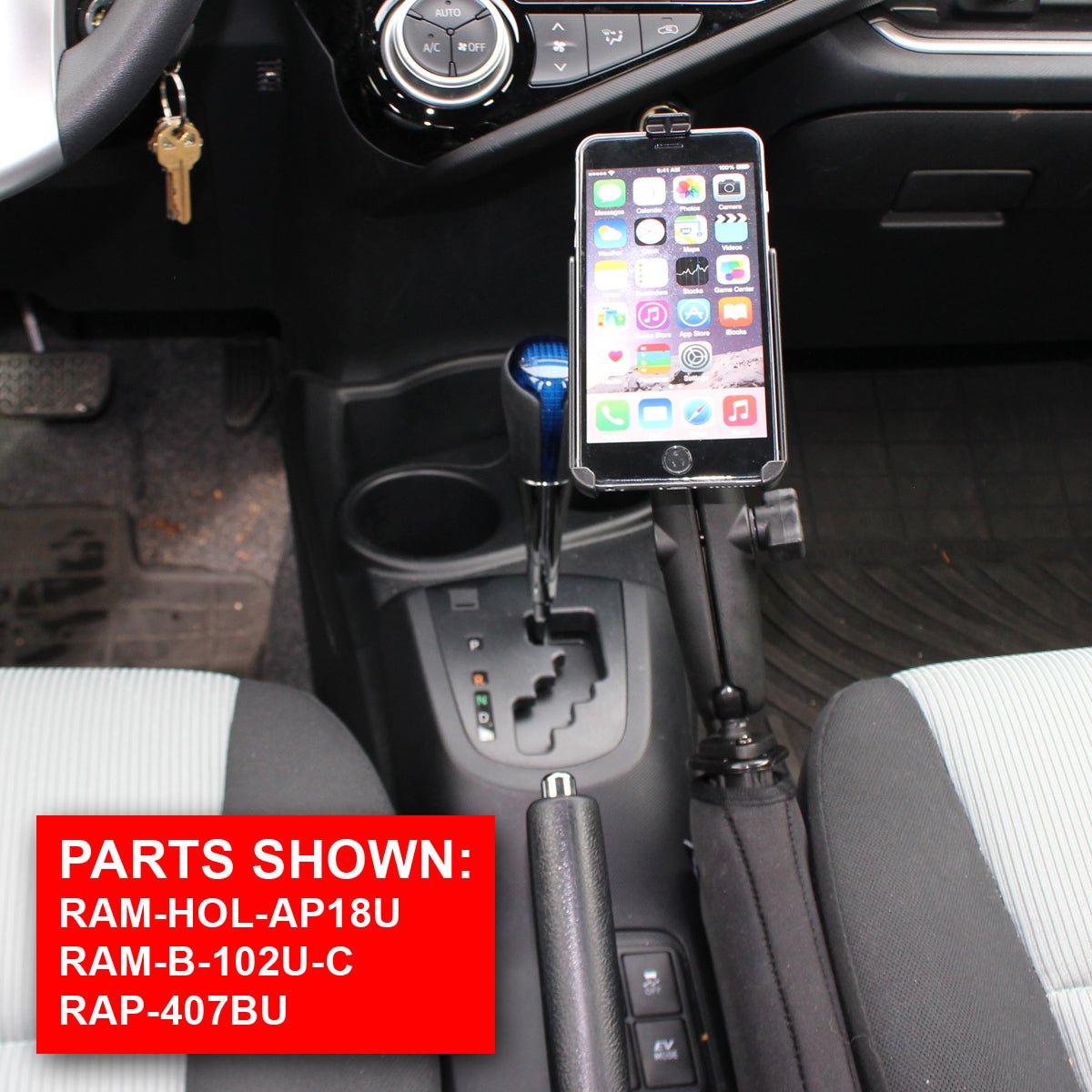 PROMOUNT - RAM Tough - Wedge Seat Mount Base - RAP - 407BU