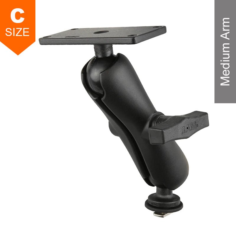 PROMOUNT-RAM Track Ball Mount Kit for Humminbird Helix 7 Series 1.5" Ball-RAM-202-24-354-TRA1U