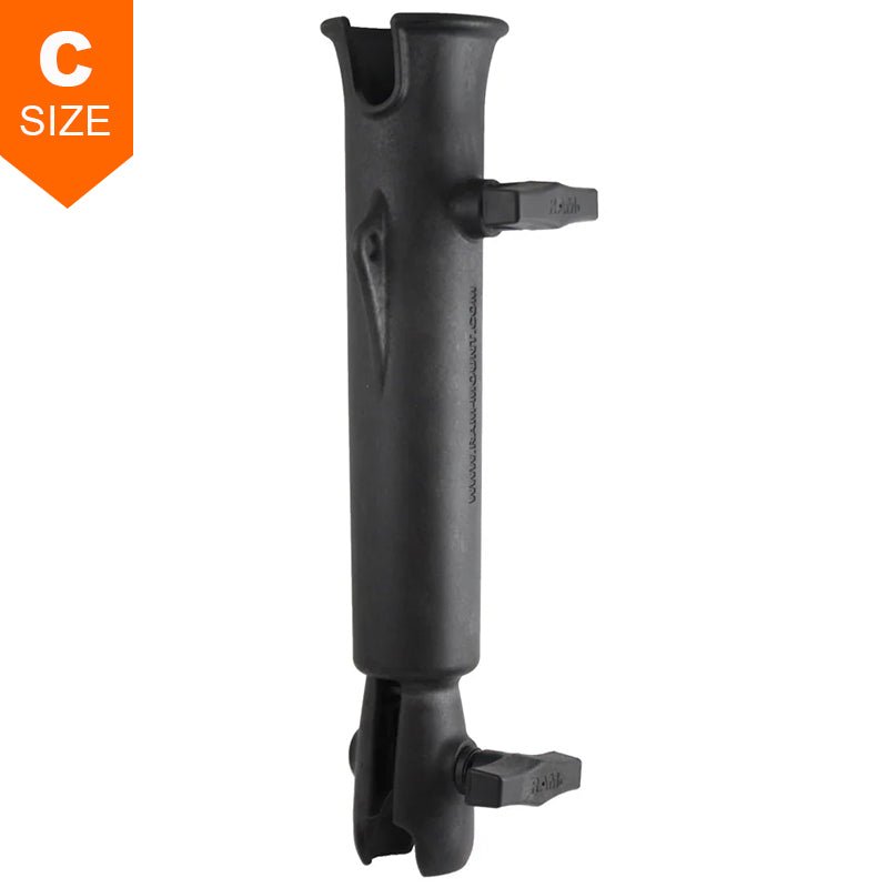 PROMOUNT-RAM Tube & Rod Holder with UV Blocker Knob 1.5" Ball-RAP-119NB-UV1U