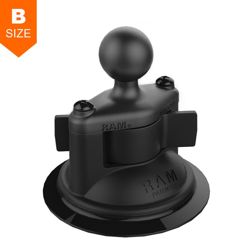 PROMOUNT - RAM Twist - Lock Composite Suction Cup Base 1" Ball - RAP - B - 224 - 1U