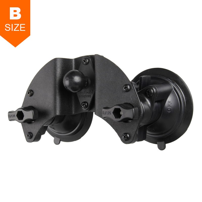 PROMOUNT - RAM Twist - Lock Dual Pivot Suction Cup Base 1" Ball - RAM - B - 189B - PIV1U