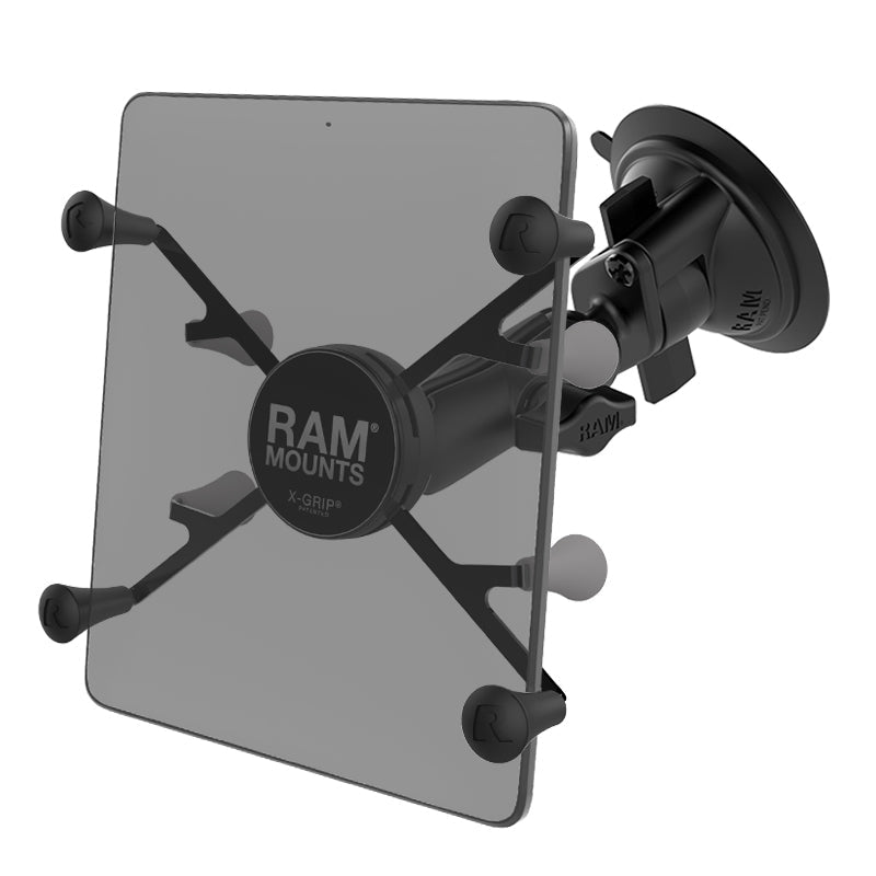 PROMOUNT - RAM Twist - Lock Suction Cup 7" - 8" Tablet X - Grip Mount Kit 1" Ball - RAM - B - 166 - UN8U