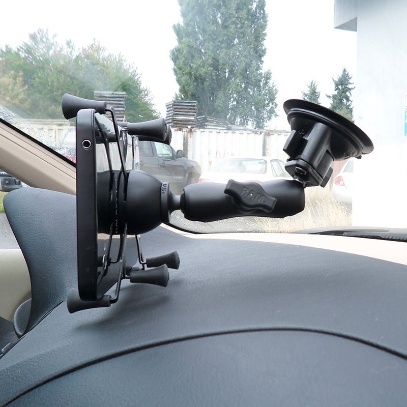 PROMOUNT - RAM Twist - Lock Suction Cup 7" - 8" Tablet X - Grip Mount Kit 1" Ball - RAM - B - 166 - UN8U