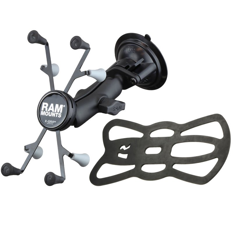 PROMOUNT - RAM Twist - Lock Suction Cup 7" - 8" Tablet X - Grip Mount Kit 1" Ball - RAM - B - 166 - UN8U
