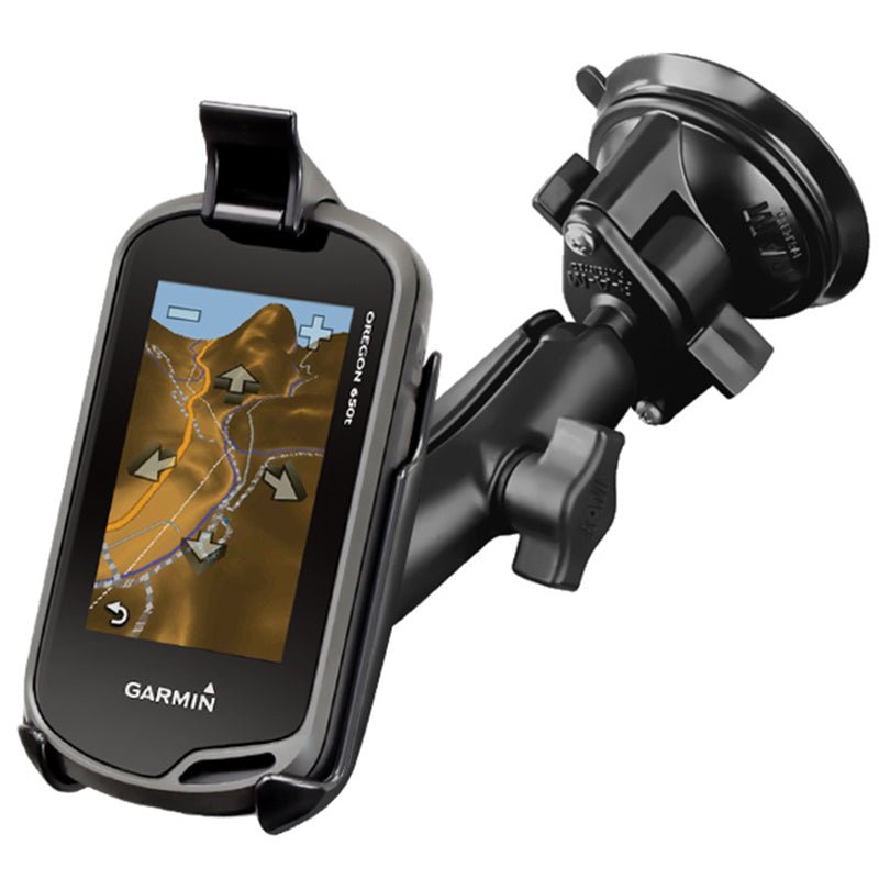 PROMOUNT - RAM Twist - Lock Suction Cup Garmin Approach G5 & Oregon Mount Kit 1" Ball - RAM - B - 166 - GA31U