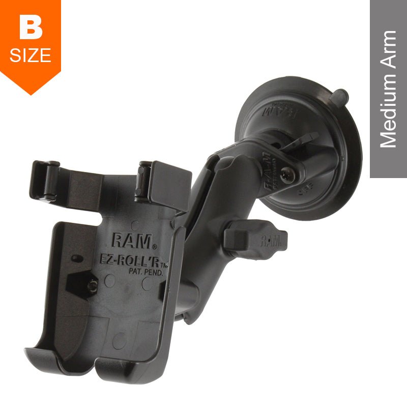 PROMOUNT - RAM Twist - Lock Suction Cup Garmin GPS 73 GPSMAP 78 Mount Kit 1" Ball - RAM - B - 166 - GA40U