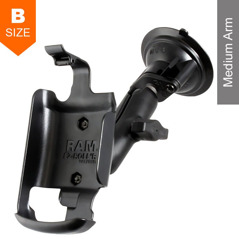 PROMOUNT - RAM Twist Lock Suction Cup Garmin Montana 6xx Kit 1" Ball - RAM - B - 166 - GA46U