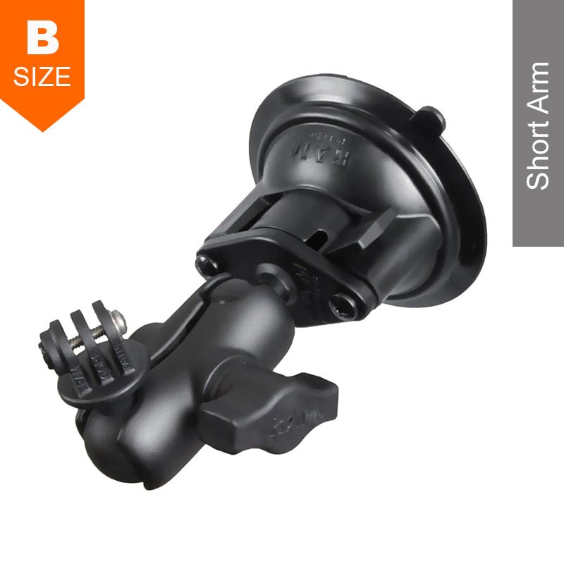 PROMOUNT-RAM Twist-Lock Suction Cup GoPro Action Camera Kit 1" Ball-RAM-B-166-A-GOP1U