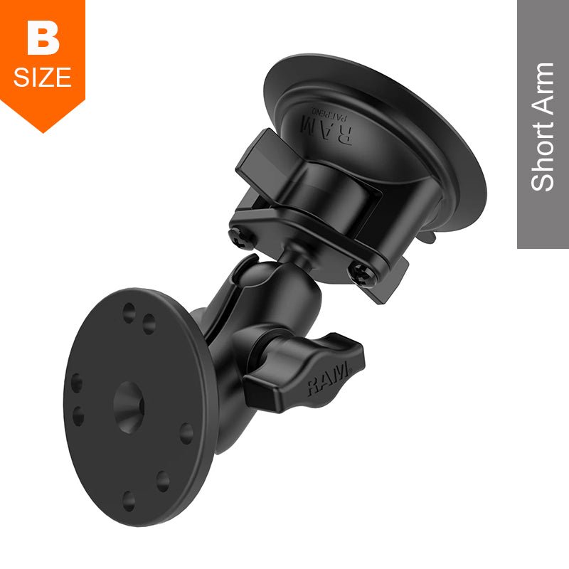 PROMOUNT - RAM Twist - Lock Suction Cup Kit 1" Ball - RAM - B - 166 - A - 202U