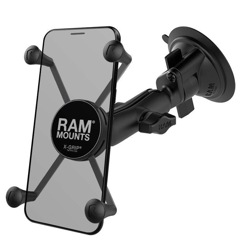 PROMOUNT - RAM Twist - Lock Suction Cup Large X - Grip Phone Mount Kit 1" Ball - RAM - B - 166 - C - UN10U