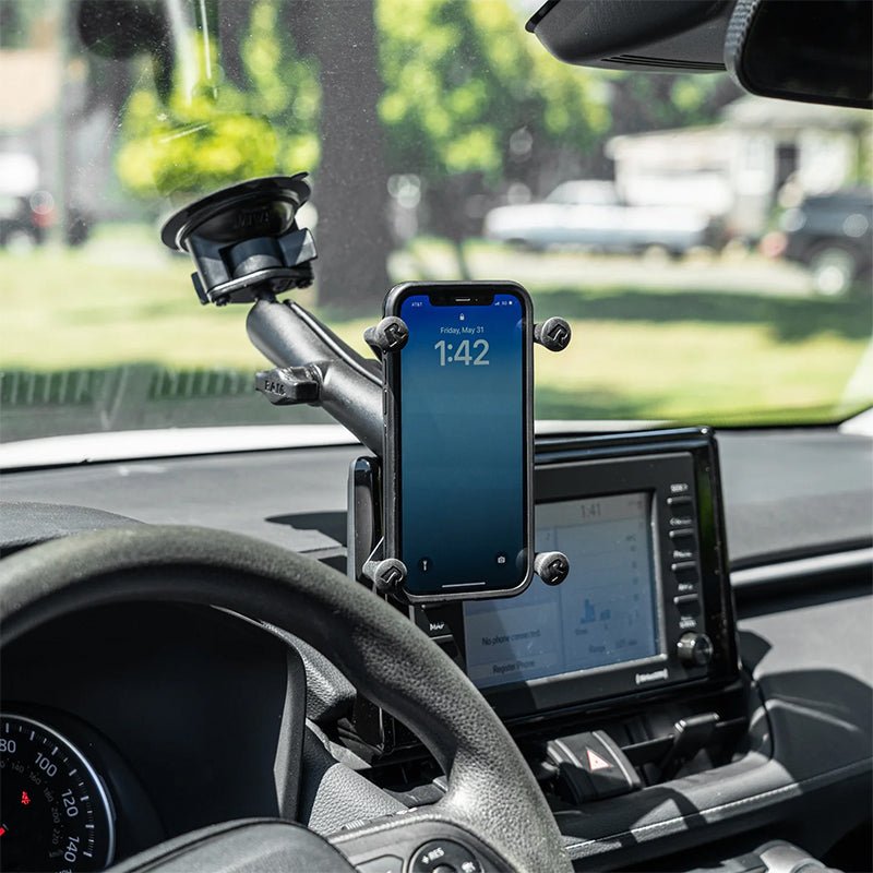 PROMOUNT - RAM Twist - Lock Suction Cup Large X - Grip Phone Mount Kit 1" Ball - RAM - B - 166 - C - UN10U