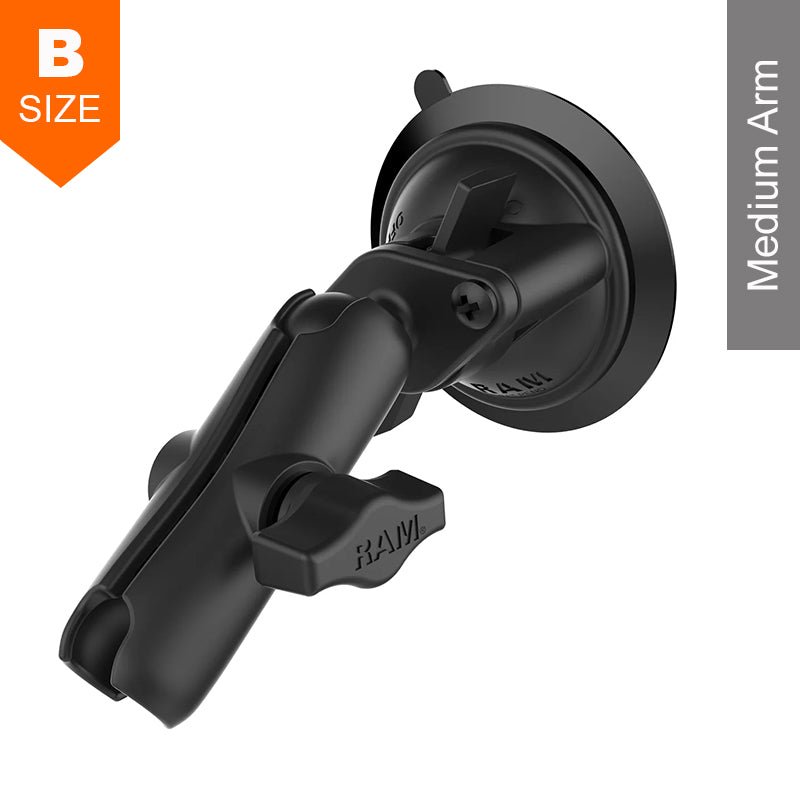 PROMOUNT - RAM Twist - Lock Suction Cup & Medium Arm Kit 1" Ball - RAM - B - 166 - 103U