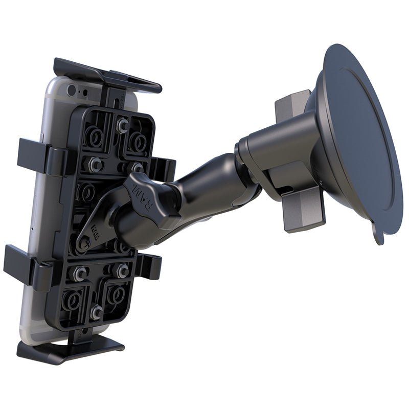 PROMOUNT - RAM Twist - Lock Suction Cup Universal Finger - Grip Mount Kit 1" Ball - RAM - B - 166 - UN4U