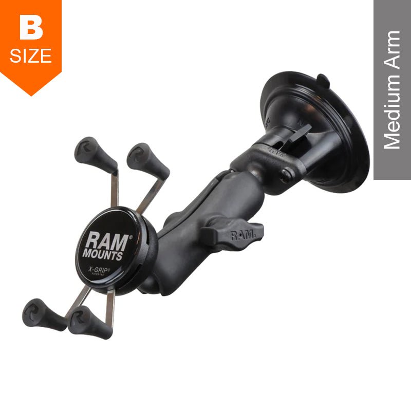 PROMOUNT - RAM Twist - Lock Suction Cup X - Grip Phone Kit 1" Ball - RAM - B - 166 - UN7U