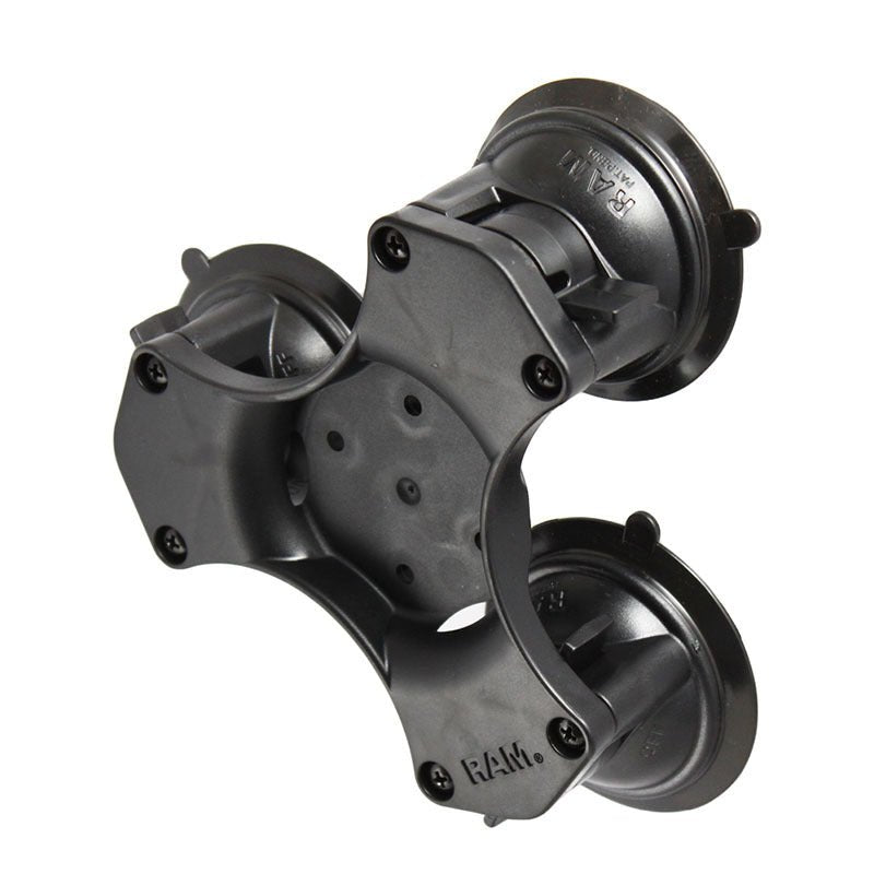 PROMOUNT - RAM Twist - Lock Triple Suction Cup Base AMPS Hole Pattern - RAP - 365 - 224 - 1BU