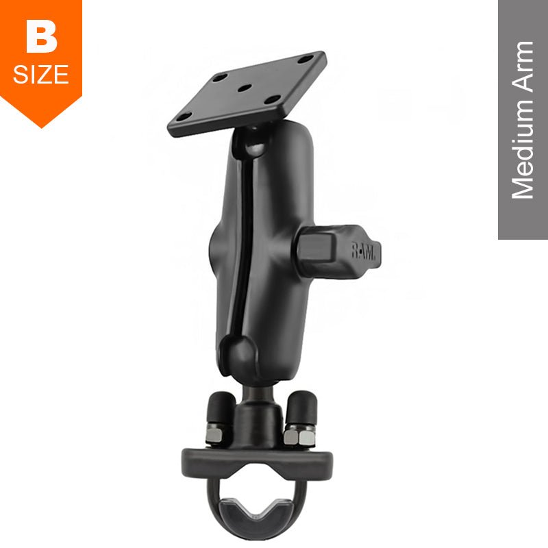 PROMOUNT - RAM U - Bolt Handlebar AMPS Plate Mount Kit 1" Ball - RAM - B - 149Z - 347U