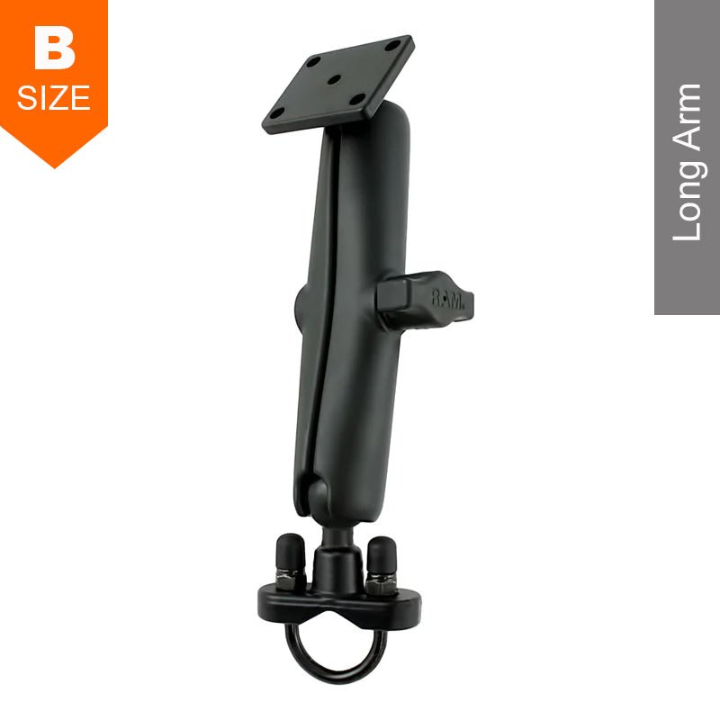 PROMOUNT - RAM U - Bolt Handlebar AMPS Plate Mount Kit 1" Ball - RAM - B - 149Z - C - 347U