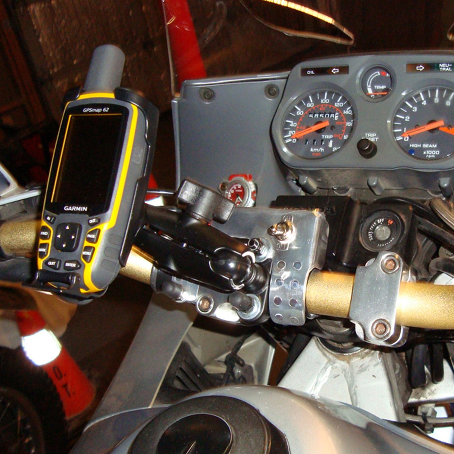 PROMOUNT - RAM U - Bolt Handlebar Garmin Astro 320 GPSMAP 62 & 64 Kit 1" Ball - RAM - B - 149Z - GA41U