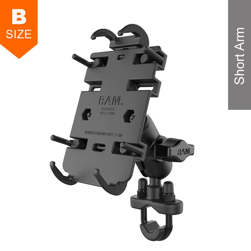 PROMOUNT - RAM U - Bolt Handlebar Quick Grip Phone Kit 1" Ball - RAM - B - 149Z - A - PD3U