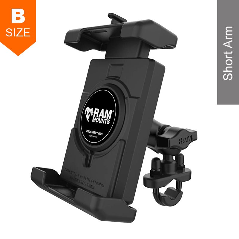 PROMOUNT - RAM U - Bolt Handlebar Quick Grip Pro XL Phone Kit 1" Ball - RAM-B-149Z-A-PD7U