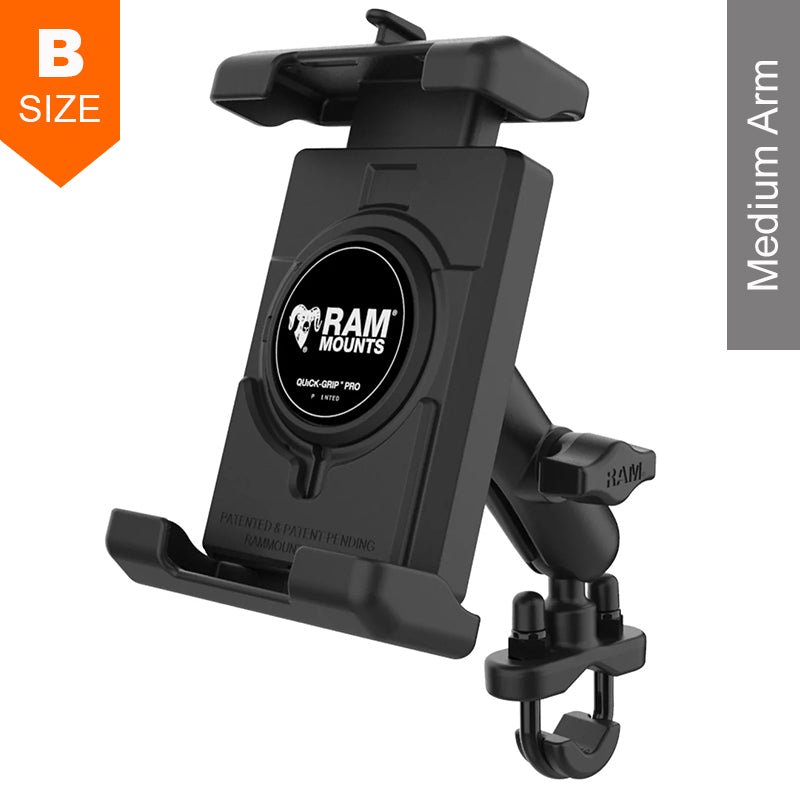 PROMOUNT - RAM U - Bolt Handlebar Quick Grip Pro XL Phone Kit 1" Ball - RAM-B-149Z-PD7U