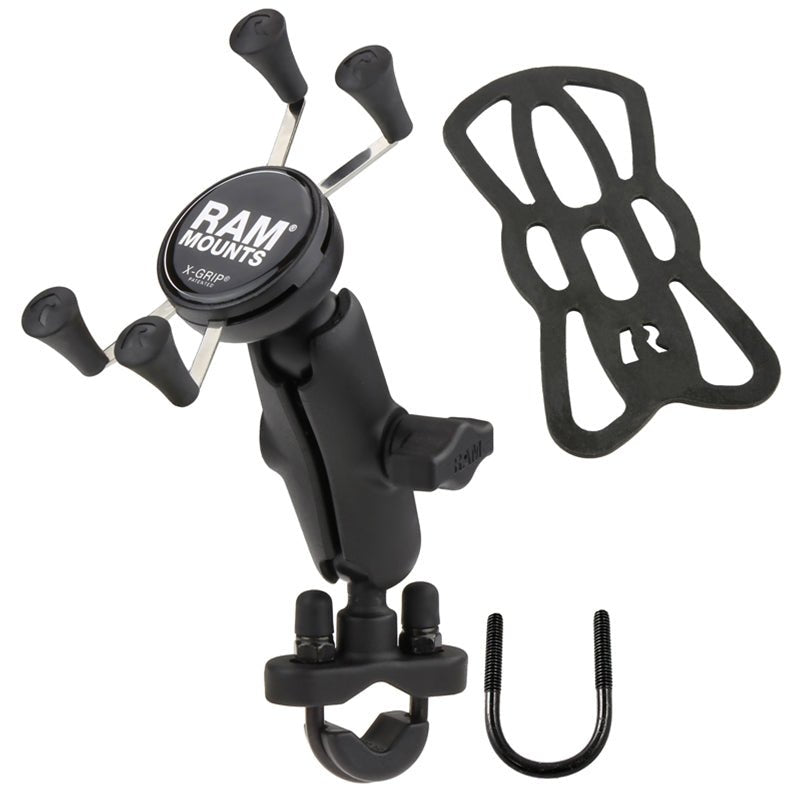 PROMOUNT - RAM U - Bolt Handlebar Rail X - Grip Large Phone Mount Kit 1" Ball - RAM - B - 149Z - A - UN10U