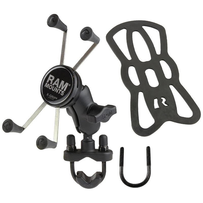 PROMOUNT - RAM U - Bolt Handlebar Rail X - Grip Large Phone Mount Kit 1" Ball - RAM - B - 149Z - A - UN10U