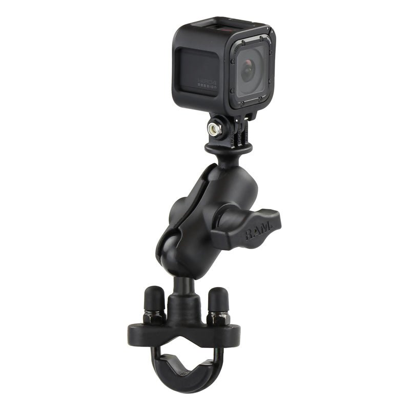 PROMOUNT - RAM U - Bolt Handlebar Short Arm GoPro Action Camera Mount Kit 1" Ball - RAM - B - 149Z - GOP1U