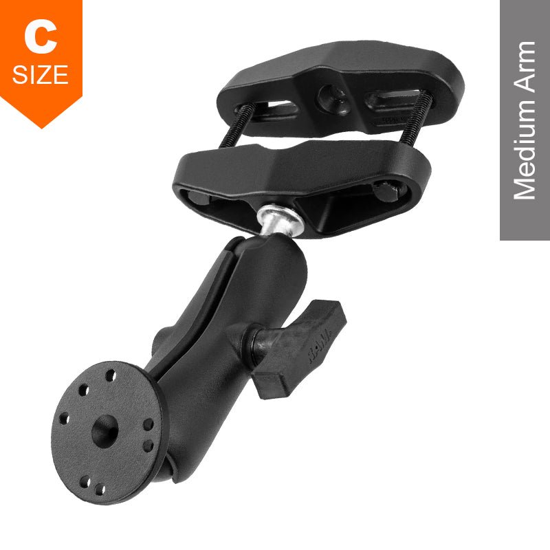 PROMOUNT-RAM Universal 45 - 100mm Post Clamp Round Plate Mount Kit 1.5” Ball-RAM-101U-247