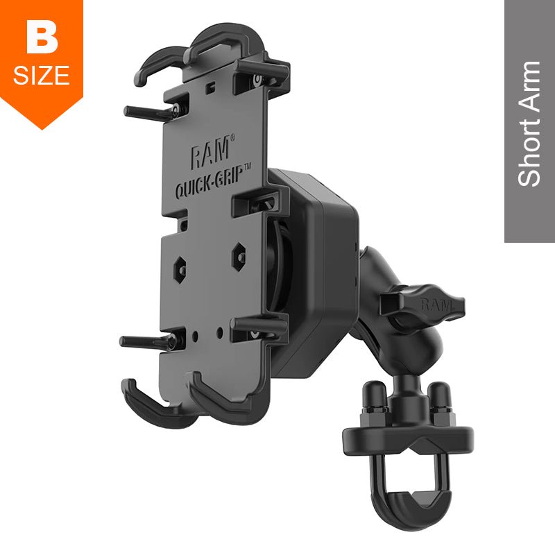 PROMOUNT - RAM Vibe - Safe 13mm - 32mm U - Bolt XL Quick Grip Phone Kit 1" Ball - RAM - B - 149Z - A - PD4 - 462