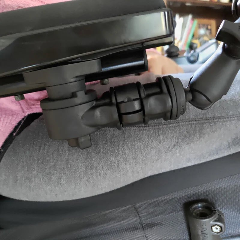 PROMOUNT - RAM Wheelchair Armrest Quick Release & Swivel Phone Kit 1" Ball - RAP - AAPR - WCT - 419 - UN7U